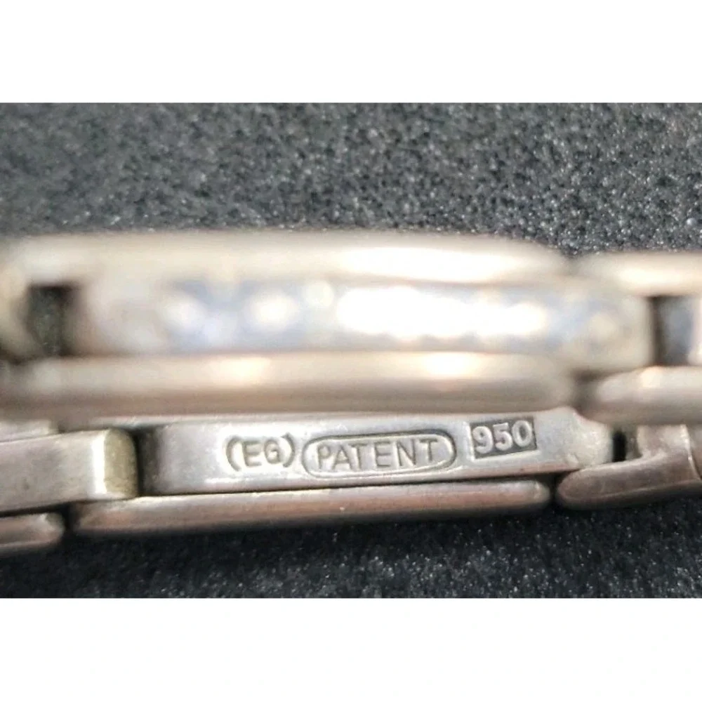 Vintage Lady Racine .935 Hallmarked Silver Womens 7j Gallet Watch Working - Picture 9 of 9